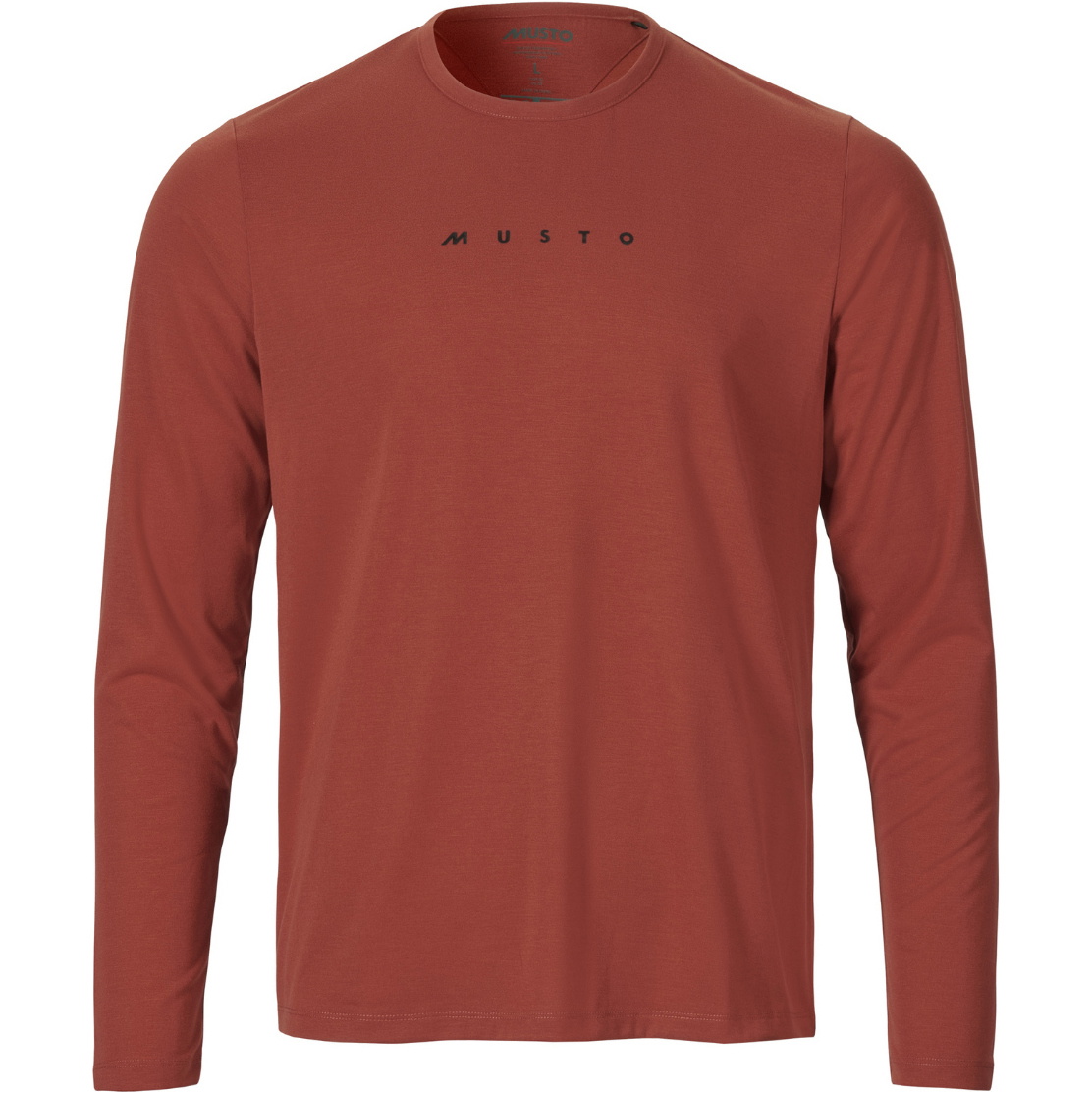 2025 Musto Herre Evo Fast Dry Langærmet T-shirt 84200 - Rust